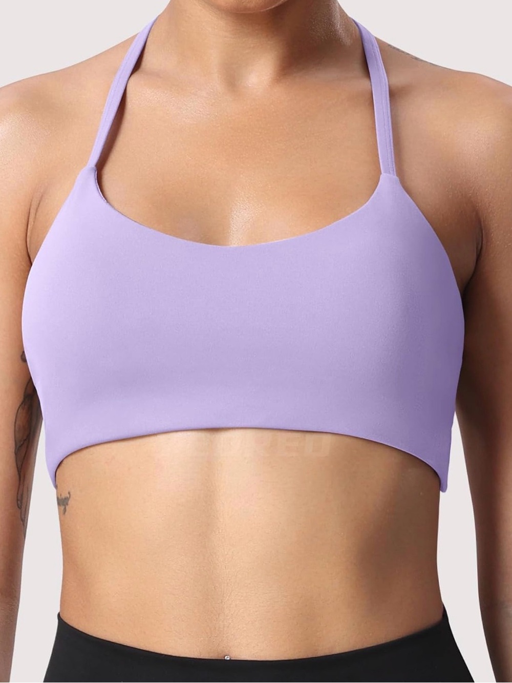 Halter neck sports bra